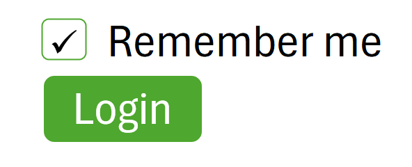 Remember me when logging in