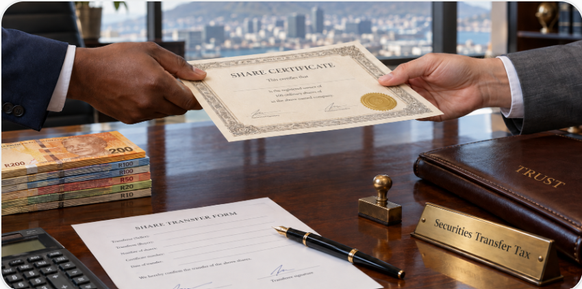 Securities Transfer Tax on your share transfers
